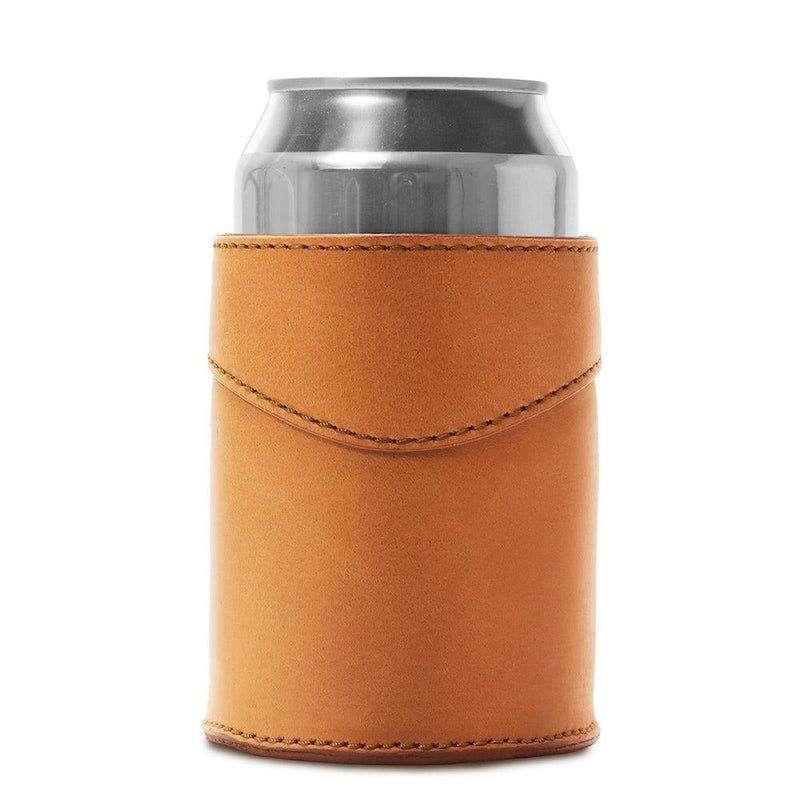 Campaign - Collection - Leather can Koozie - Saddle