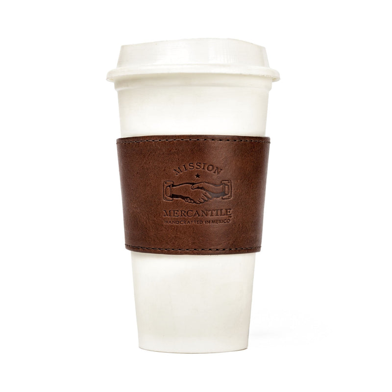 Campaign - Collection - Leather Cup Sleeve - Smoke