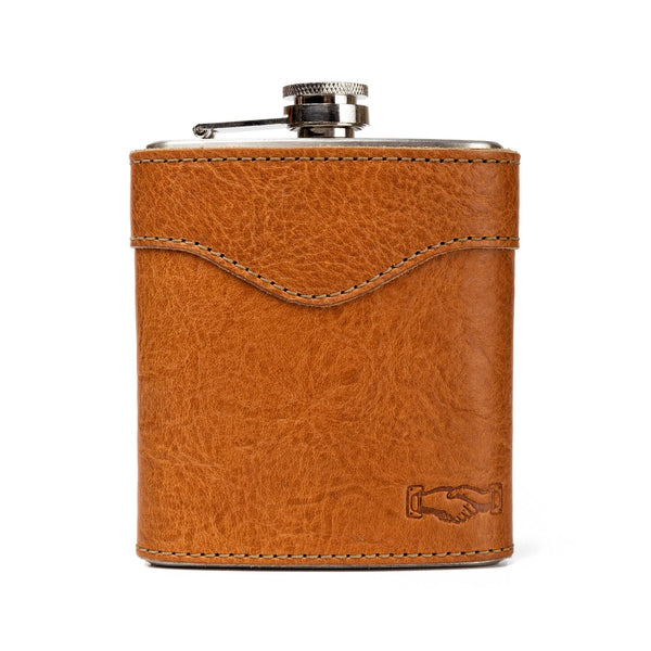 Campaign - Collection - Leather Flask - Oak