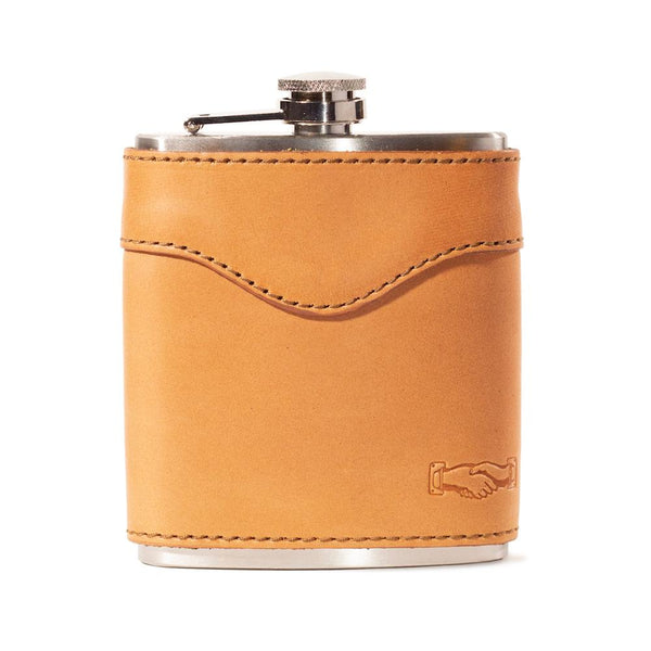 Campaign - Collection - Leather Flask - Saddle