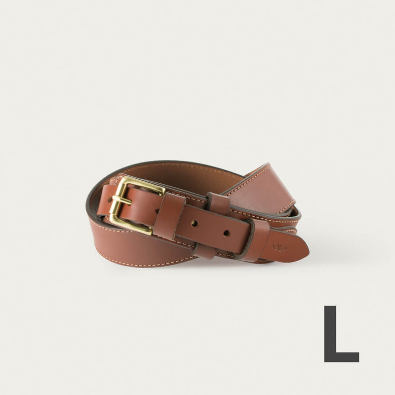 Campaign - Collection - Leather Ranger Belt - Chestnut