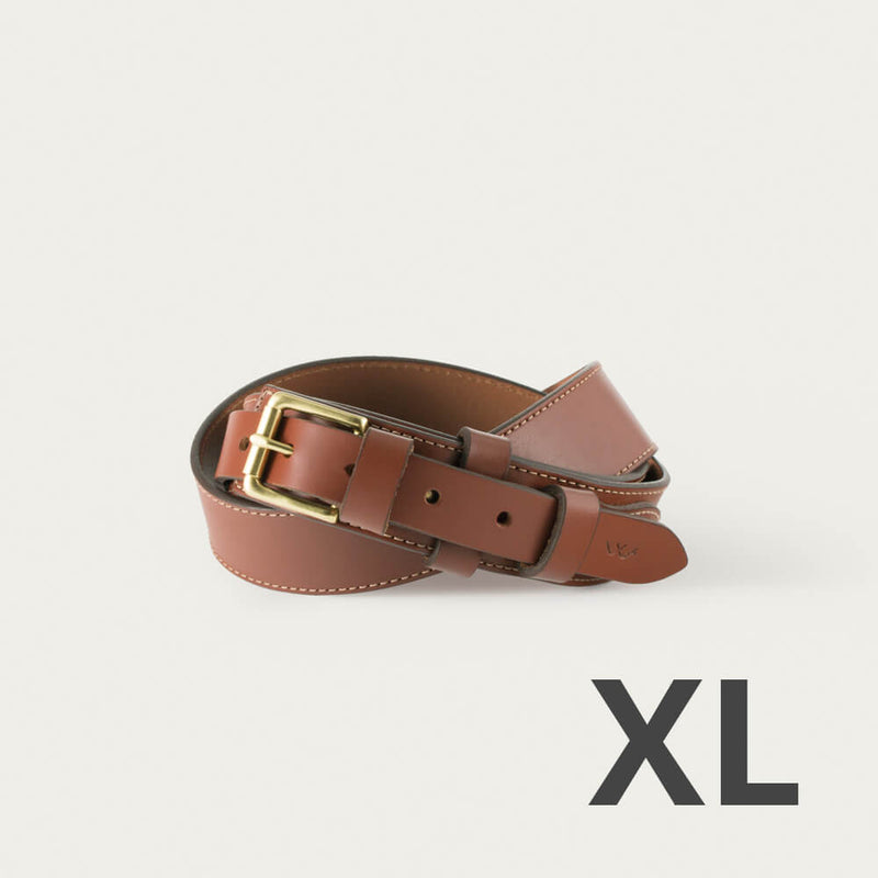 Campaign - Collection - Leather Ranger Belt - Chestnut / X