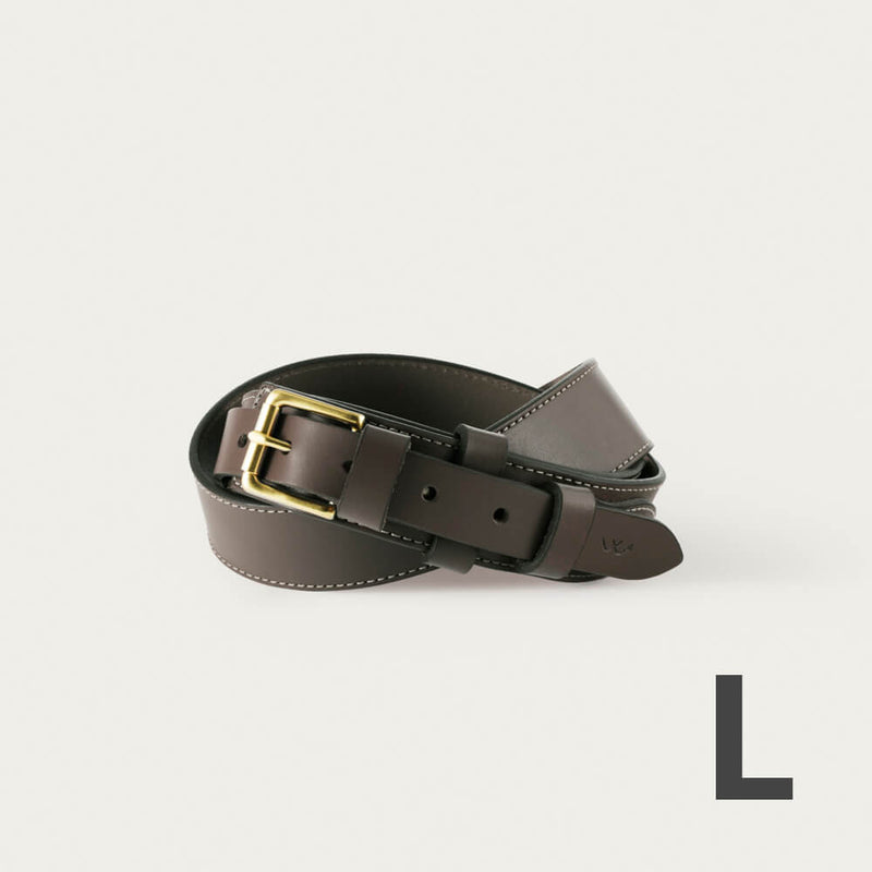 Campaign - Collection - Leather Ranger Belt - Smoke / Large
