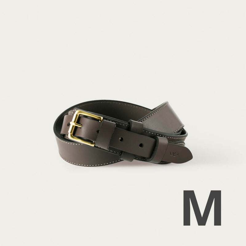 Campaign - Collection - Leather Ranger Belt - Smoke / Medium