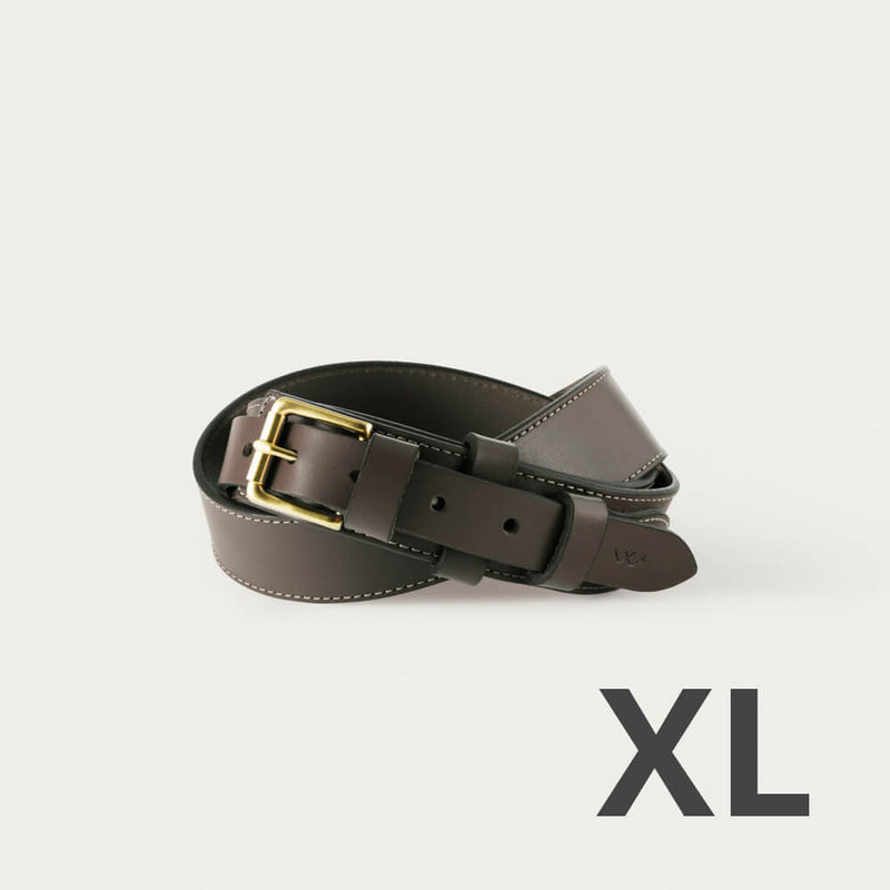 Campaign - Collection - Leather Ranger Belt - Smoke
