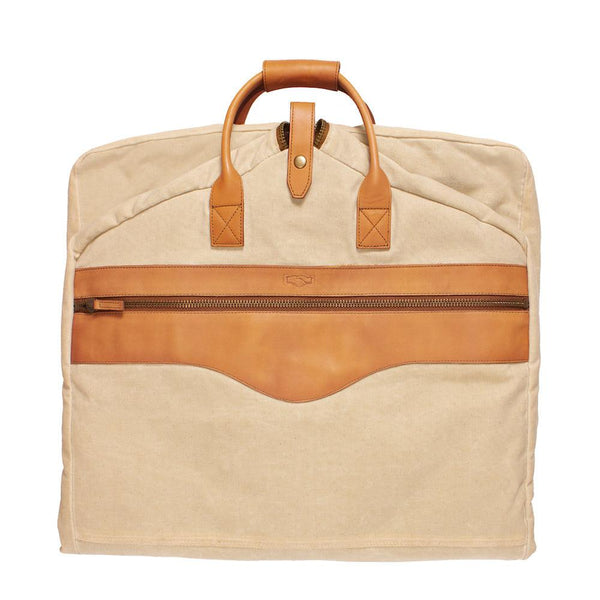 Campaign - Collection - Waxed Canvas Garment Bag - Saddle