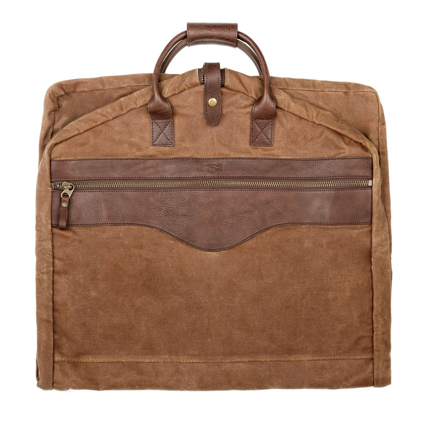 Campaign - Collection - Waxed Canvas Garment Bag - Smoke