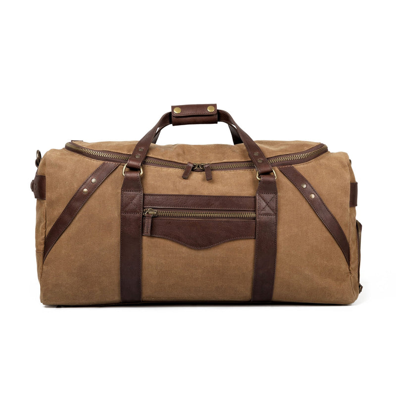 Campaign - Collection - Waxed Canvas Large Duffle - Smoke