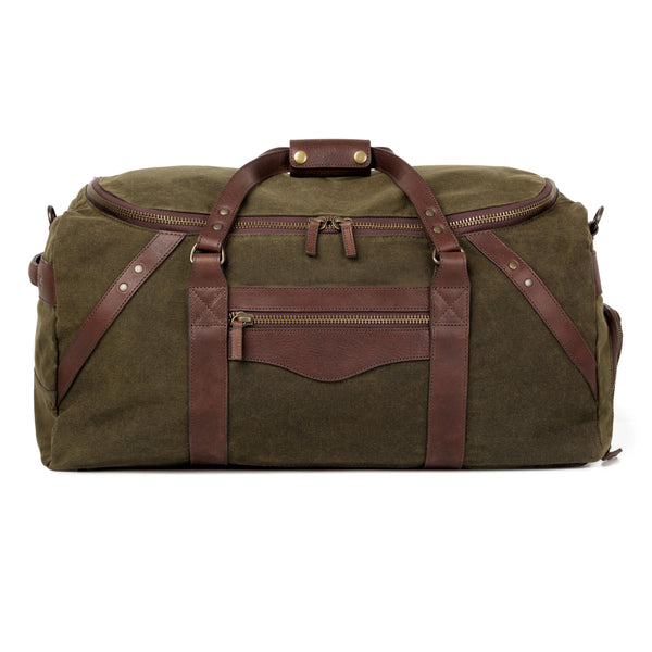 Campaign - Collection - Waxed Canvas Large Duffle - Smoke