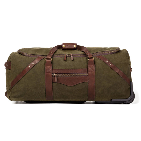Campaign - Collection - Waxed Canvas Large Roller Duffle