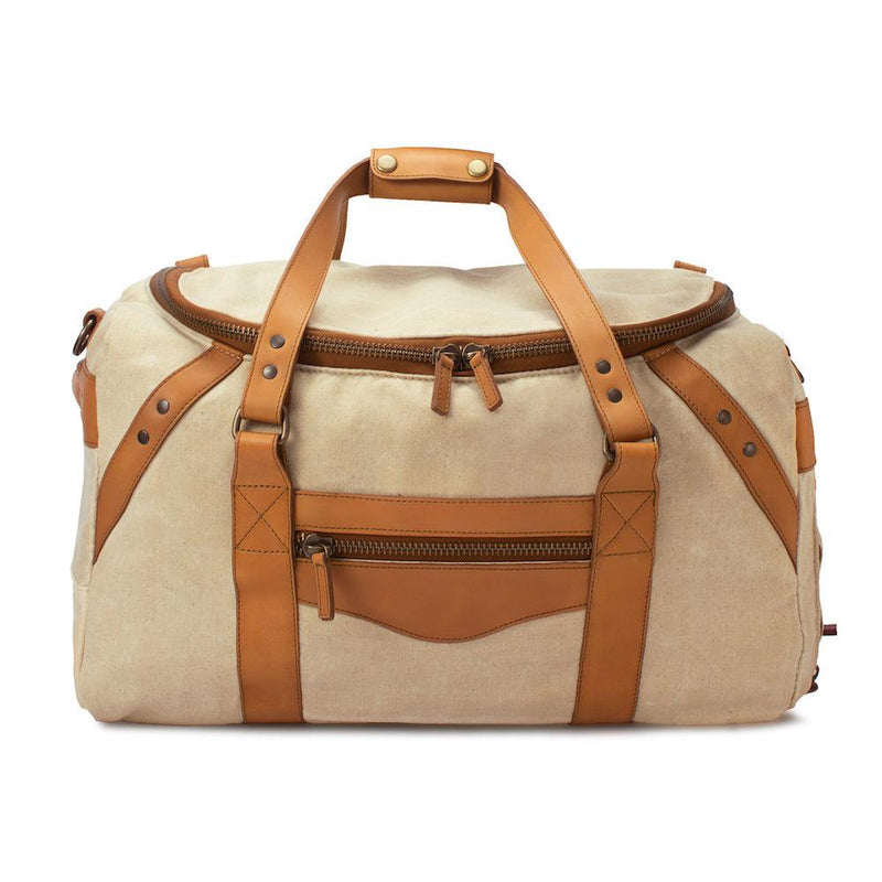 Campaign - Collection Waxed Canvas Medium Duffle Bag Saddle