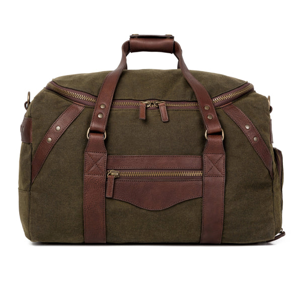 Campaign - Collection - Waxed Canvas Medium Duffle - Smoke