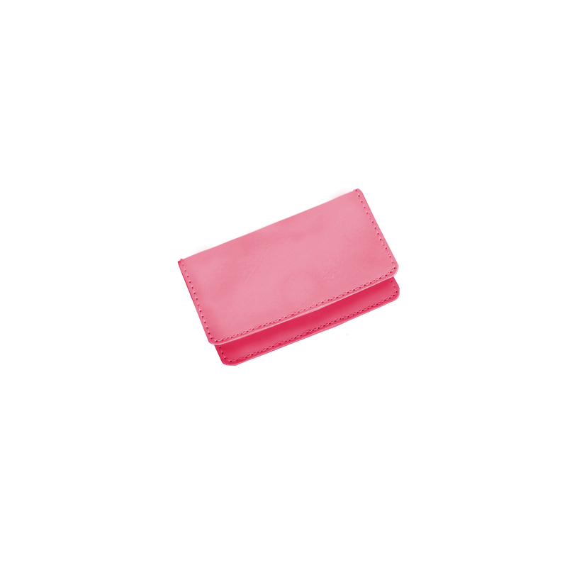 Jon Hart Design - Wallet Card Case Hot Pink Leather