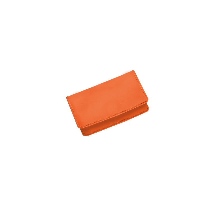 Jon Hart Design - Wallet - Card Case - Orange Leather