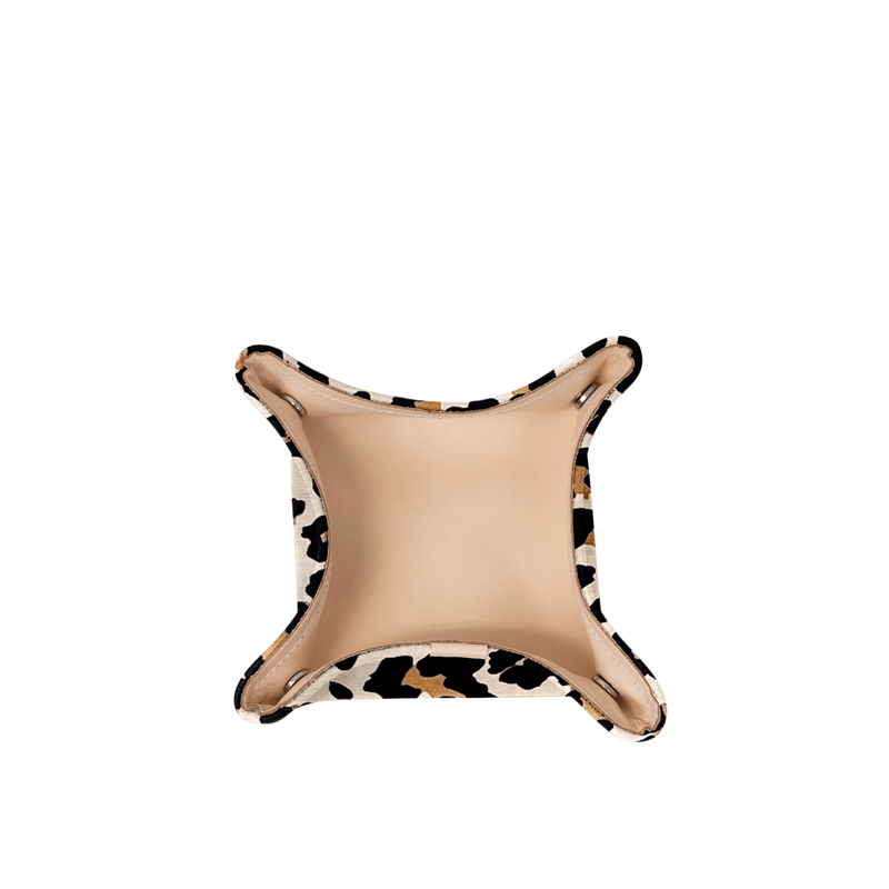 Jon Hart Design - Office - Catch-all - Leopard Coated Canvas