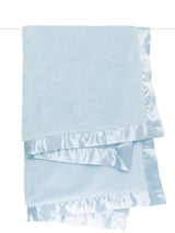 Little Giraffe - Chenille Satin™ Baby Blanket: White
