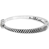 Celestia Heart Hinged Bangle, view 2