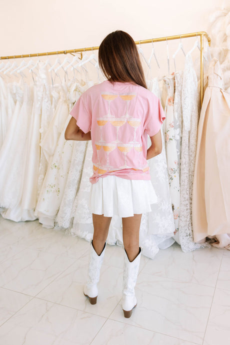 Queen of Sparkles - Shirt - Champagne Tower Tee