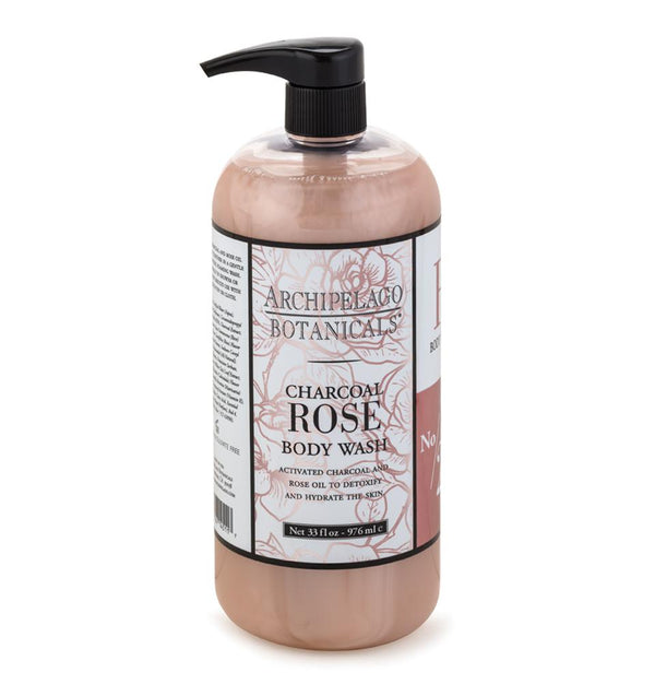 Archipelago - Body Wash - Charcoal Rose 33 Oz.