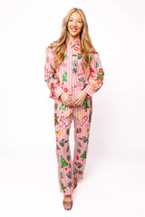 Queen of Sparkles - Light Pink & Red Stripe Christmas Icons