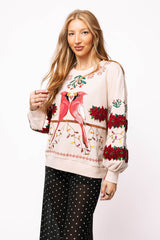 Queen of Sparkles - Beige Christmas Cardinals Under