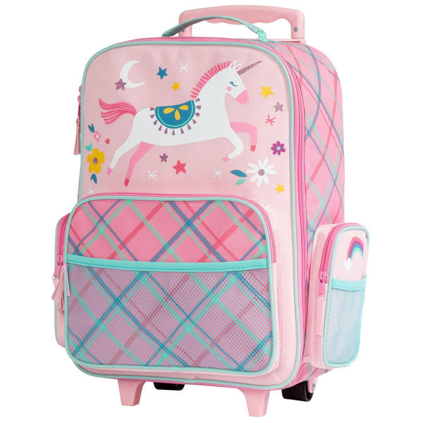 Stephen Joseph - Classic Rolling Luggage Pink Unicorn