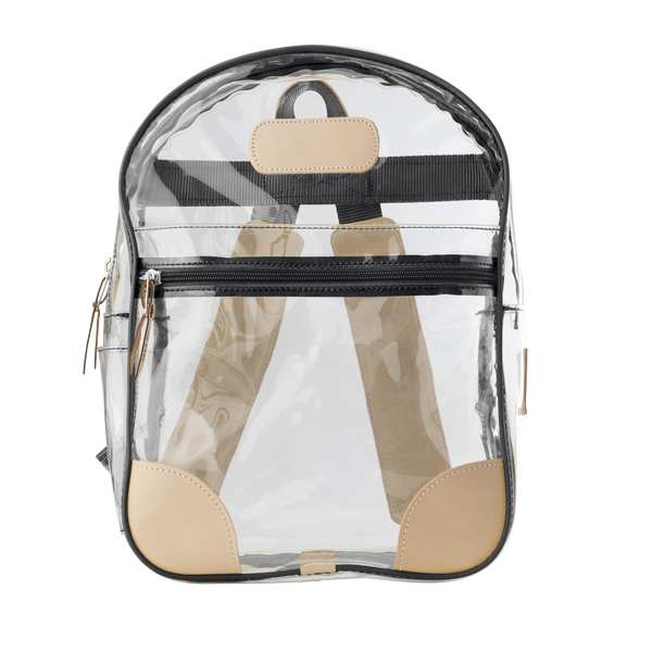 Jon Hart Design - Backpack - Clear - Black Webbing