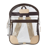 Jon Hart Design - Backpack - Clear - Espresso Webbing