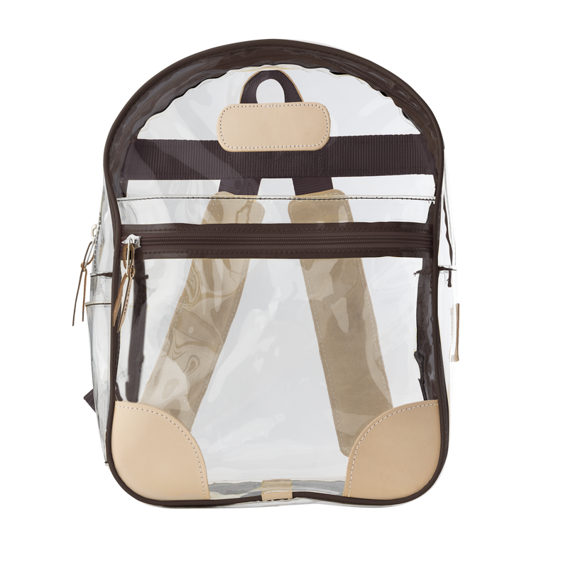 Jon Hart Design - Backpack - Clear - Espresso Webbing