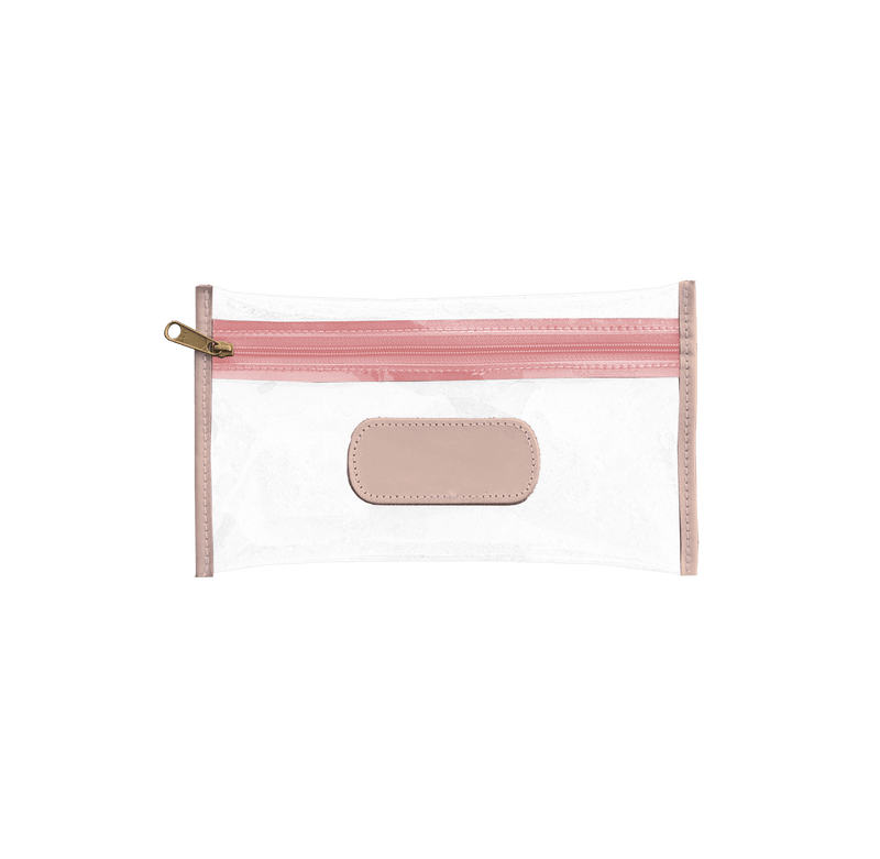 Jon Hart Design - Clear Pouch - Rose Webbing