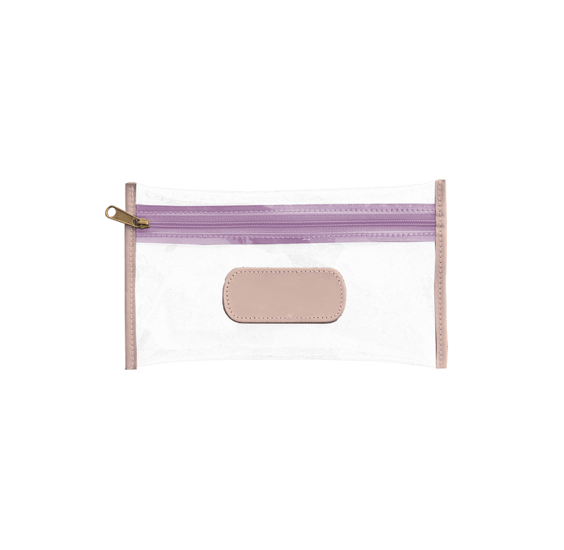 Jon Hart Design - Clear Pouch - Lilac Webbing