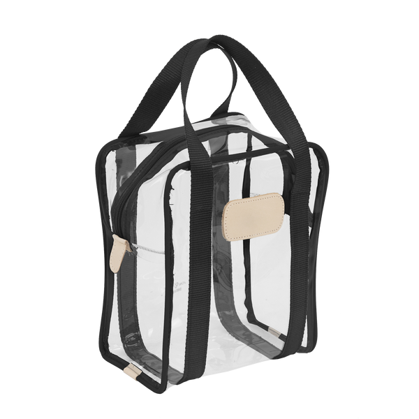 Jon Hart Design - Travel - Clear Shag Bag - Black Webbing