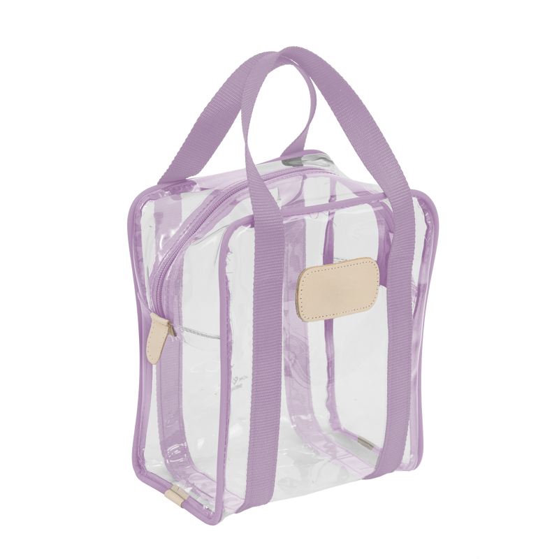 Jon Hart Design - Travel Clear Shag Bag Lilac Webbing