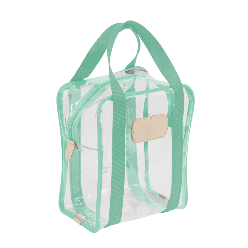Jon Hart Design - Travel Clear Shag Bag Mint Webbing