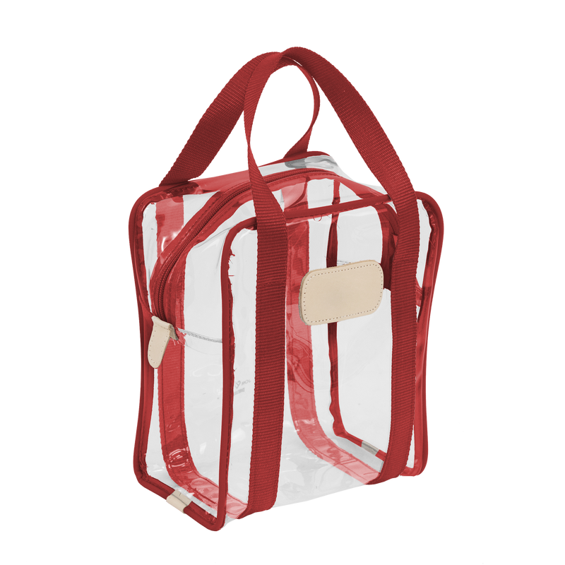 Jon Hart Design - Travel - Clear Shag Bag - Red Webbing