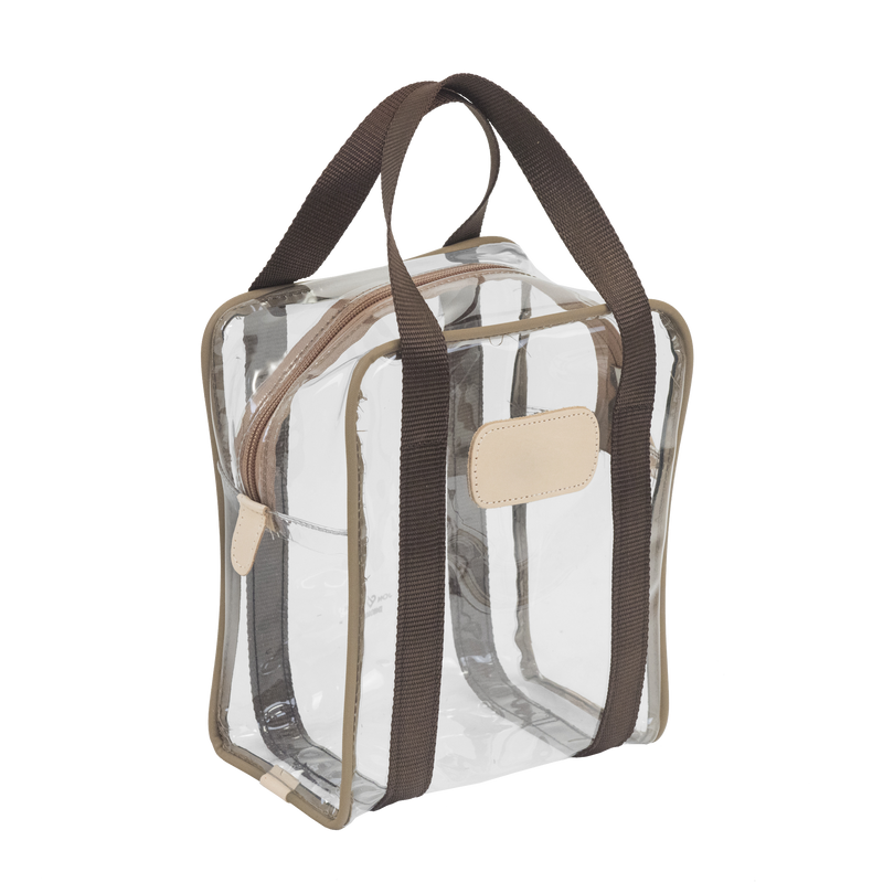 Jon Hart Design - Travel - Clear Shag Bag - Saddle Webbing