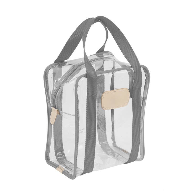 Jon Hart Design - Travel Clear Shag Bag Slate Webbing