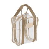 Jon Hart Design - Travel - Clear Shag Bag - Tan Webbing