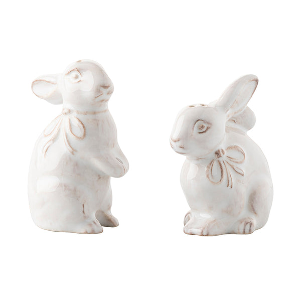Juliska - Salt & Pepper Shakers - Clever Creatures Bunny Set