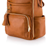 Itzy Ritzy - Cognac Boss Plus™ Backpack Diaper Bag