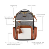 Itzy Ritzy - Cognac Boss Plus™ Backpack Diaper Bag