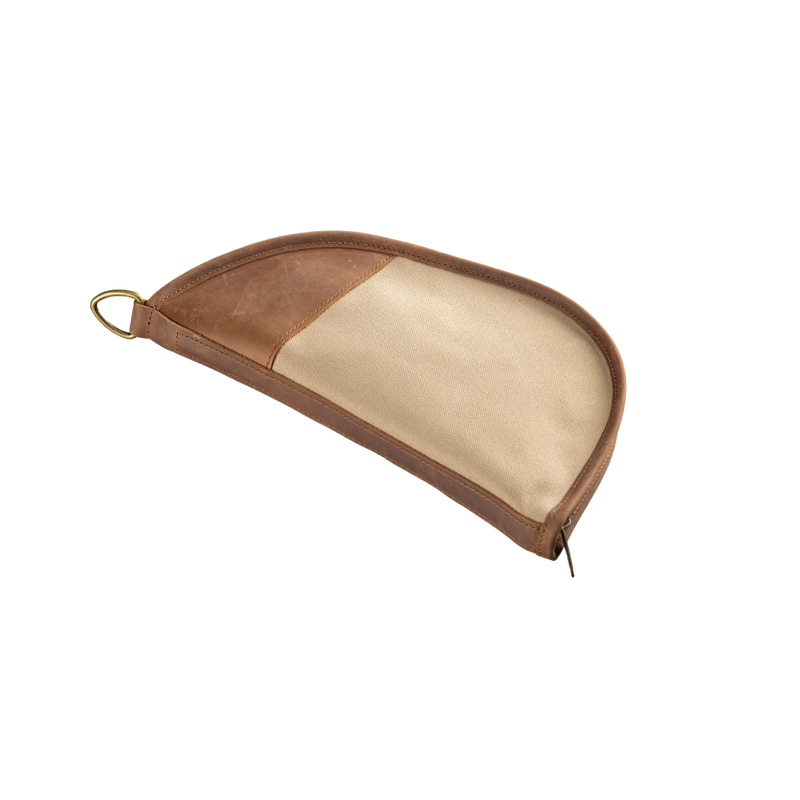 Jon Hart Design - Cotton Canvas Small Revolver Case - Khaki