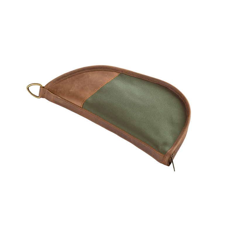 Jon Hart Design - Cotton Canvas Small Revolver Case - Olive