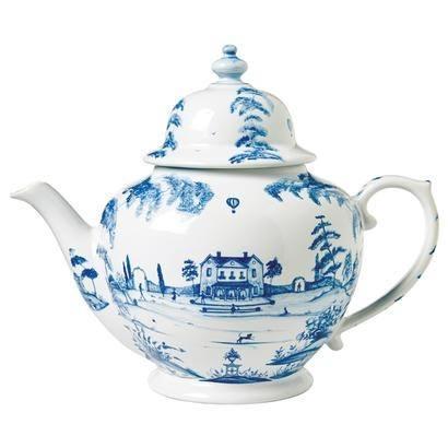 Juliska - Drinkware - Country Estate - Delft Blue Teapot