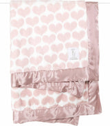 Little Giraffe - Luxe™ Heart Army Baby Blanket: Silver