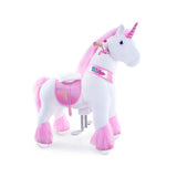 Ponycycle - Ride-on Pink Unicorn | Plush Animal Riding Toy: