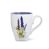 Dean Crouser Stoneware Watercolor Lavender Mug 16oz