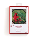 Signs of Hope Cardinal Suncatcher Ornament - 3x3in