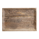 Etched Charcuterie Mango Wood Serving Board by Creative Co-op