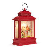Lit Musical Christmas Cardinals Lantern